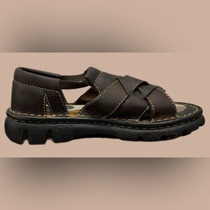 Born Dark Brown Very Comfortable Chunky Leather Sandals